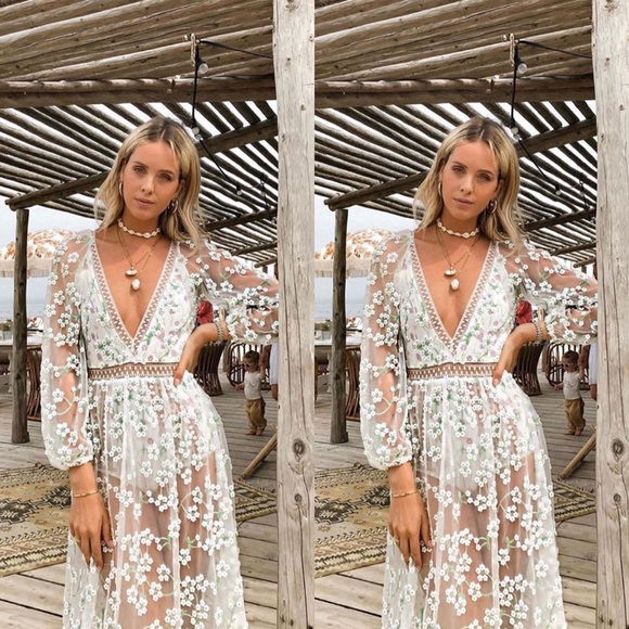 for love and lemons eclair maxi dress